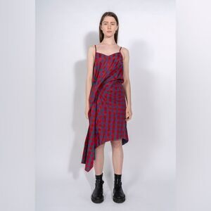 MARQUES ALMEIDA red cotton dress size L BNWT